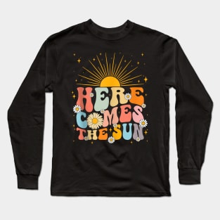 Here Comes The Sun Summer Vacation Beach Family Matching Long Sleeve T-Shirt